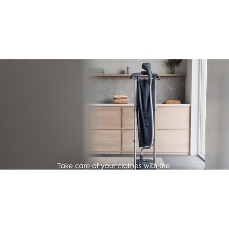 1300瓦 極淨呵護300 直立式蒸氣掛燙機 (迷霧藍)