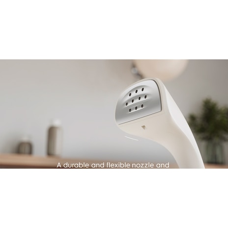 1600瓦 極淨呵護700 直立式蒸氣掛燙機 (燕麥白)