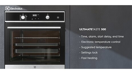 60公分UltimateTaste 500 72公升嵌入式烤箱
