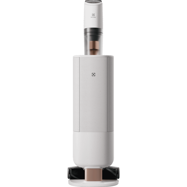 極適家居800 自動除塵無線濕拖吸塵器 (晨光白)