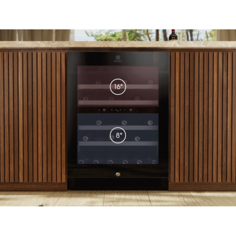 獨立雙溫區,打造理想儲酒環境